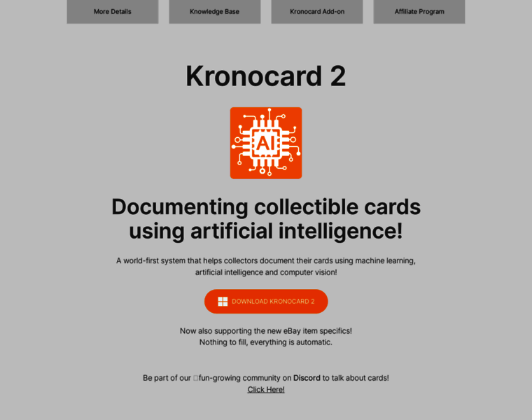 Kronocard.com thumbnail