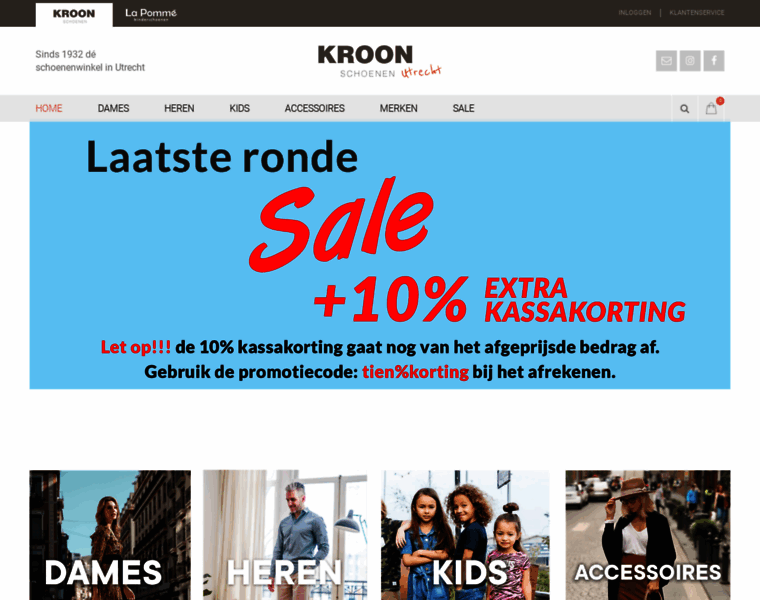 Kroonschoenen.nl thumbnail
