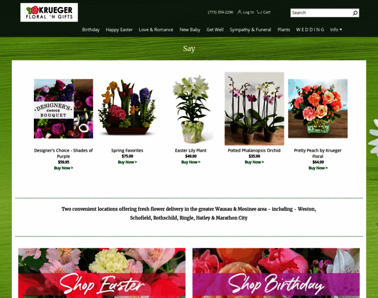 Kruegerfloral.com thumbnail