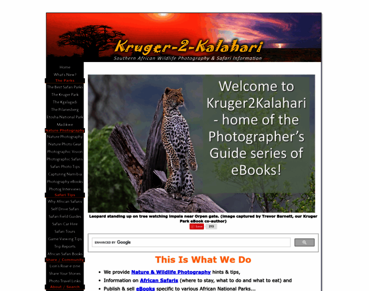 Kruger-2-kalahari.com thumbnail