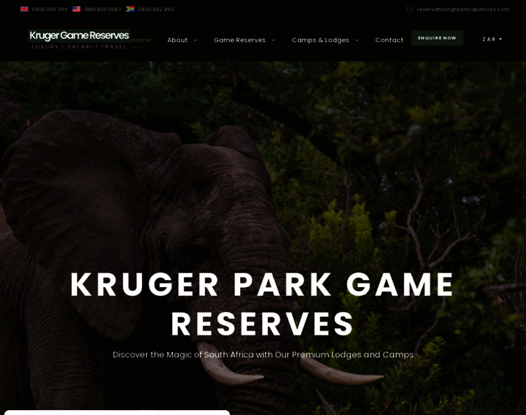 Krugerparkgamereserves.com thumbnail