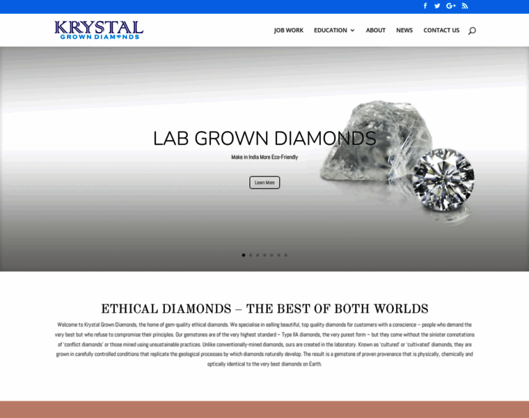 Krystalgrowndiamonds.com thumbnail
