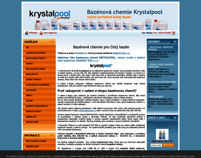 Krystalpool.cz thumbnail