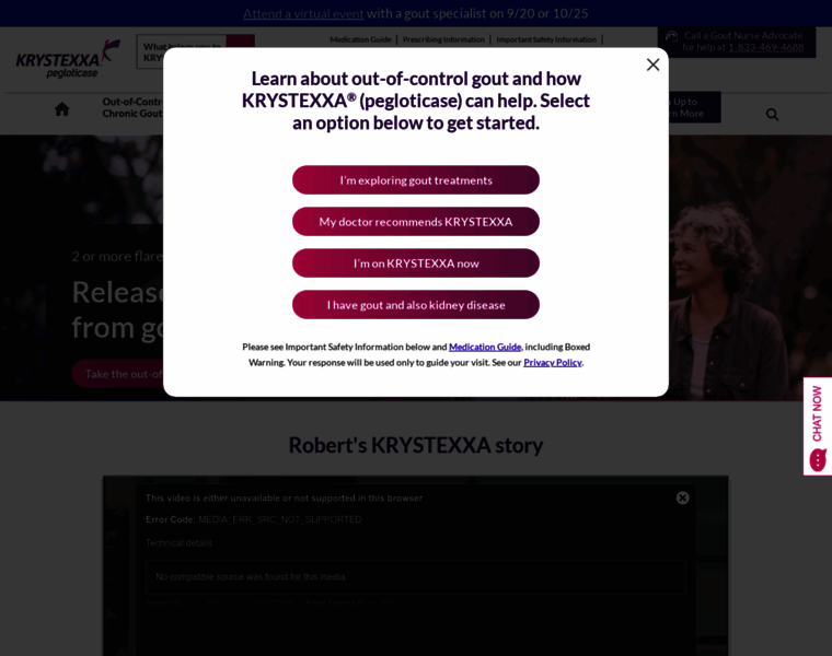 Krystexxa.com thumbnail Krystexxa.com thumbnail