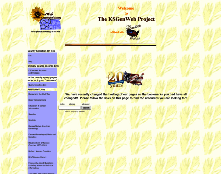 Ksgenweb.org thumbnail