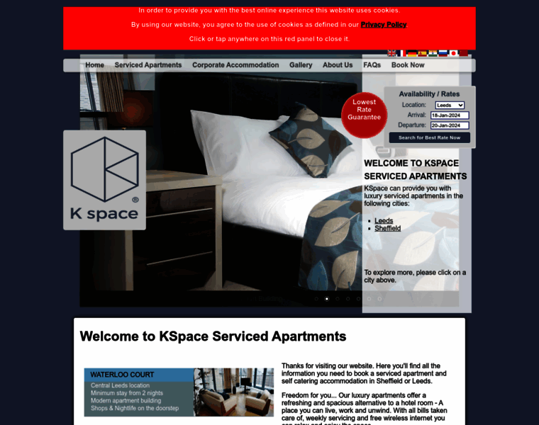 Kspace-apartments.co.uk thumbnail