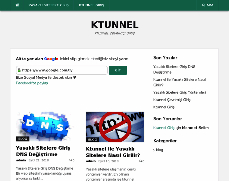 Ktunnel.site thumbnail
