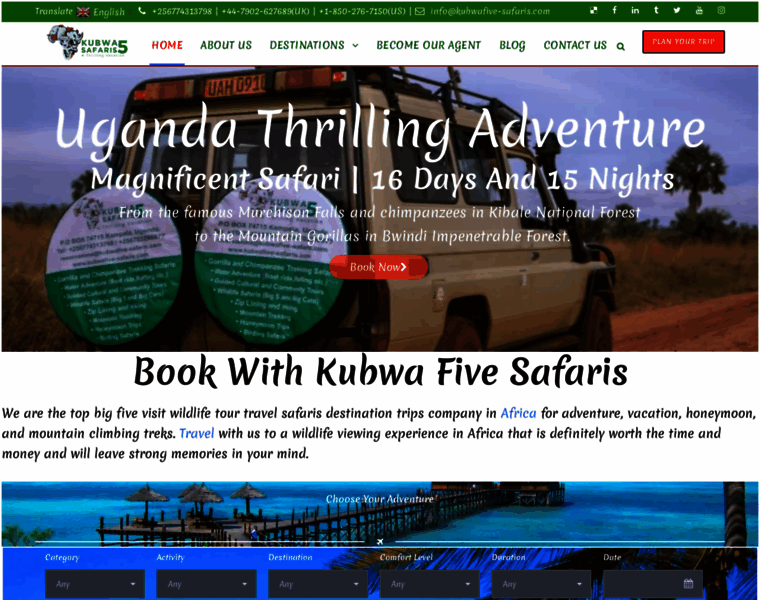 Kubwafive-safaris.com thumbnail