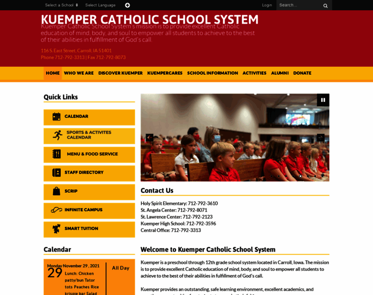 Kuemper.org thumbnail