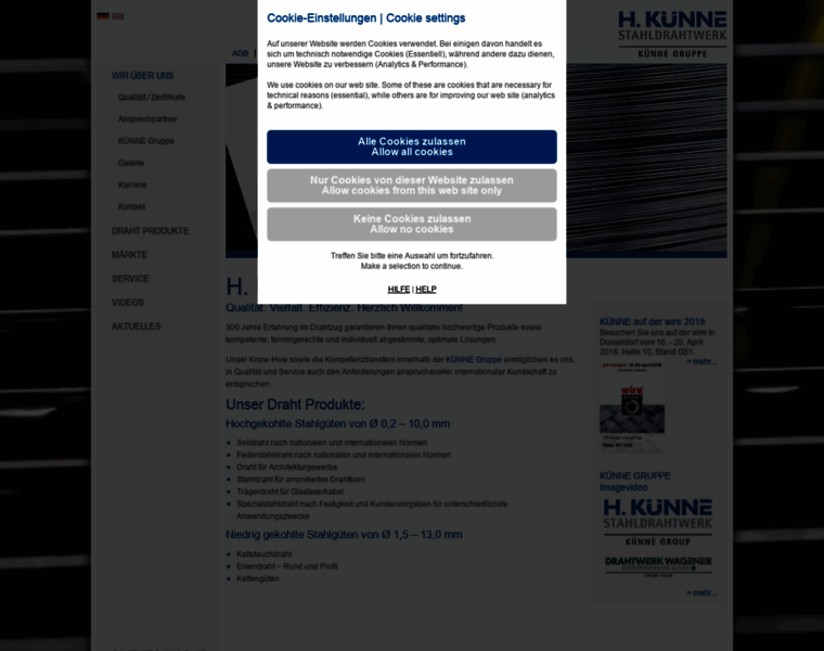 Kuenne-draht.de thumbnail