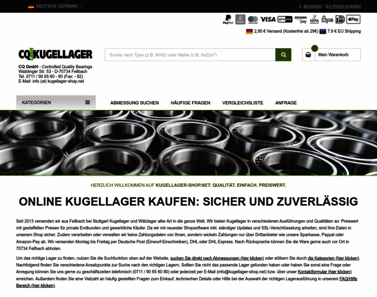 Kugellager-shop.net thumbnail