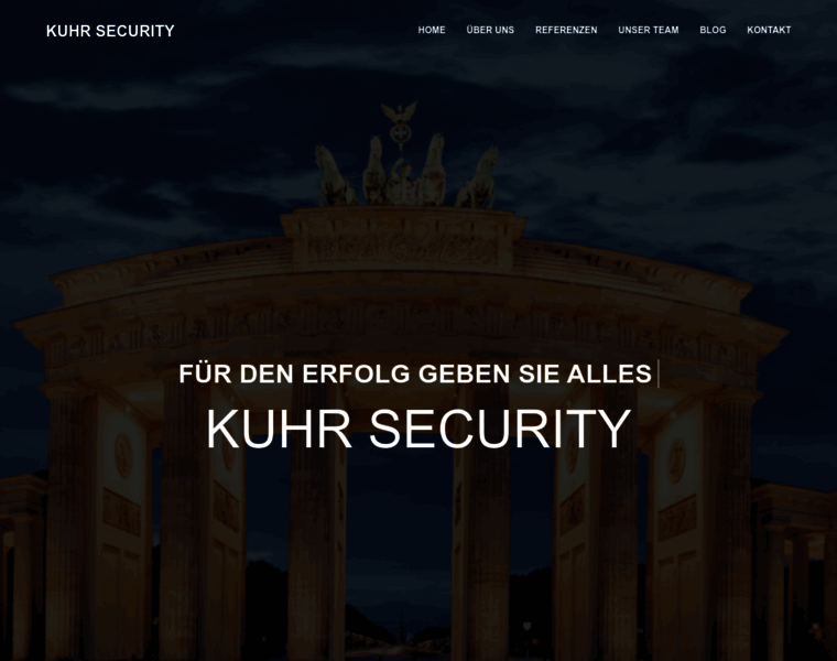 Kuhr-security.de thumbnail