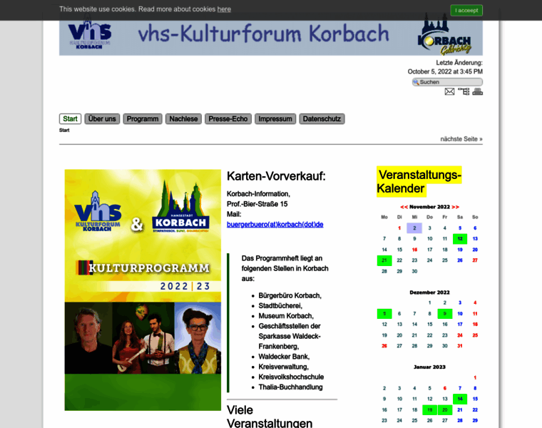 Kulturforum-korbach.de thumbnail
