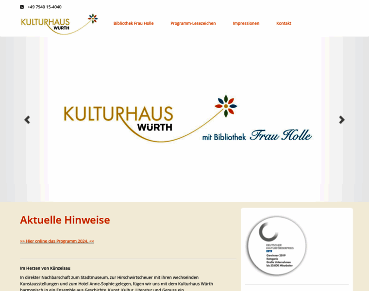 Kulturhaus-wuerth.de thumbnail