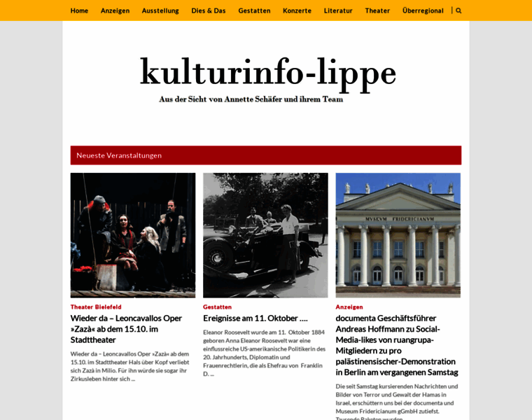 Kulturinfo-lippe.de thumbnail
