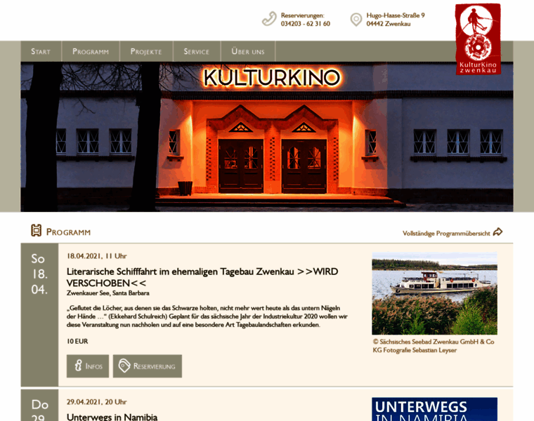 Kulturkino-zwenkau.de thumbnail