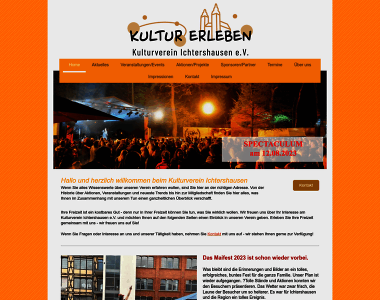 Kulturverein-ichtershausen.de thumbnail