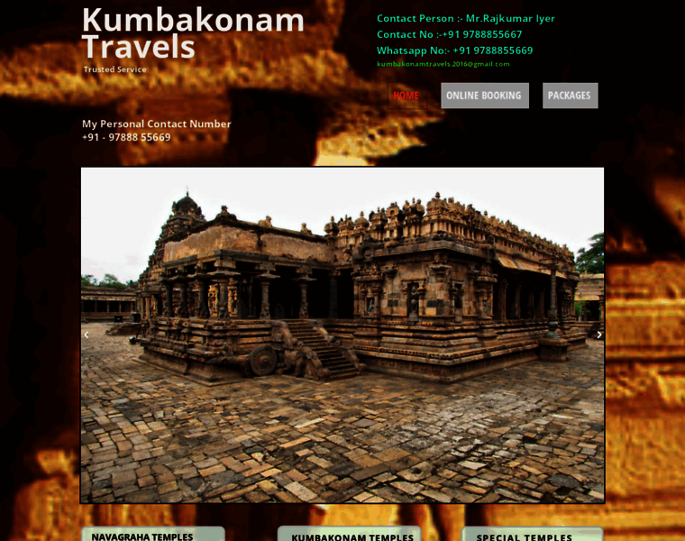 Kumbakonamtravels.com thumbnail