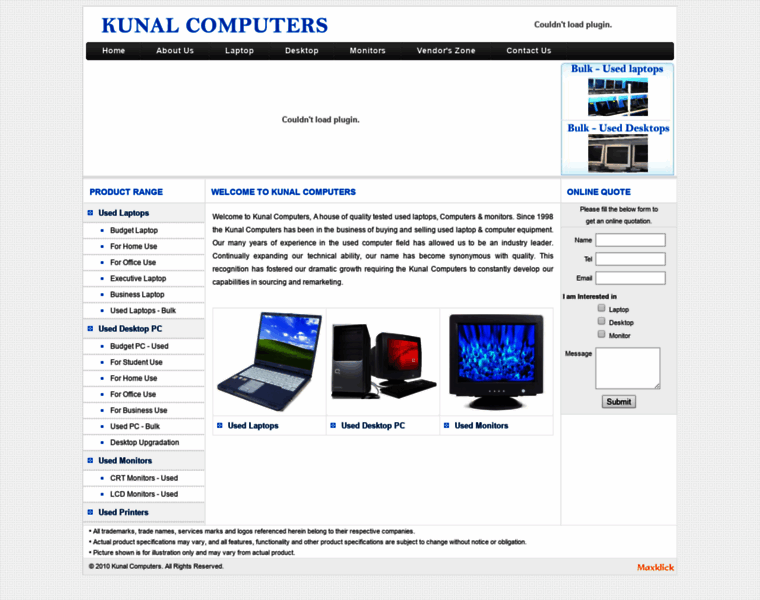 Kunalcomputer.com thumbnail