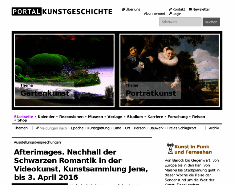 Kunstgeschichteportal.de thumbnail