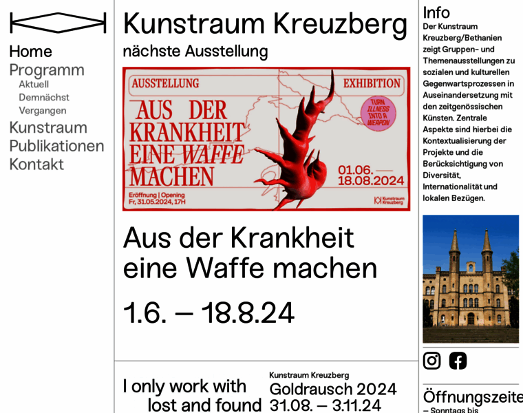 Kunstraumkreuzberg.de thumbnail