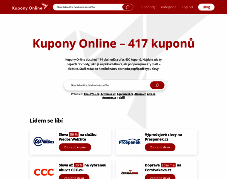 Kuponyonline.cz thumbnail