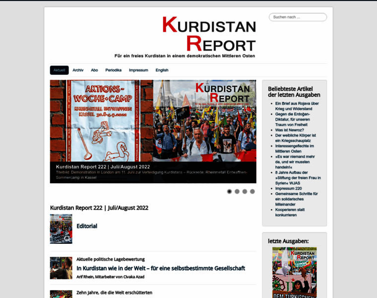 Kurdistan-report.de thumbnail