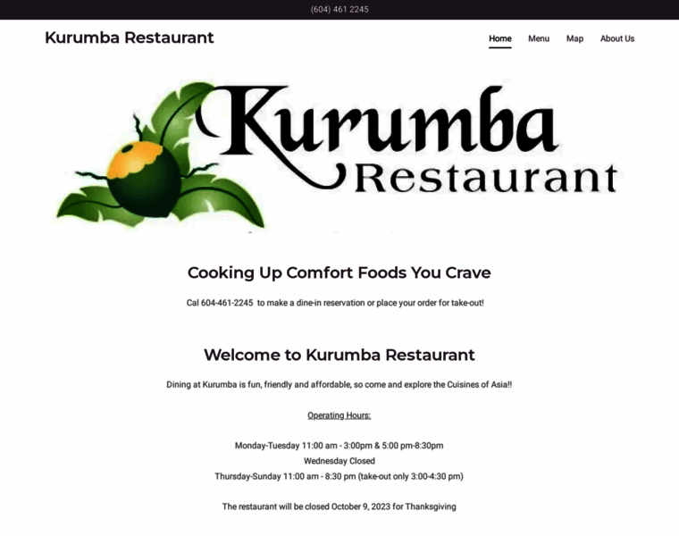 Kurumbarestaurant.com thumbnail
