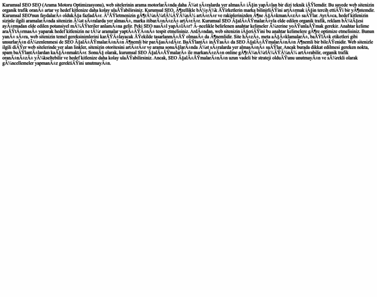Kurumsalseo.com thumbnail