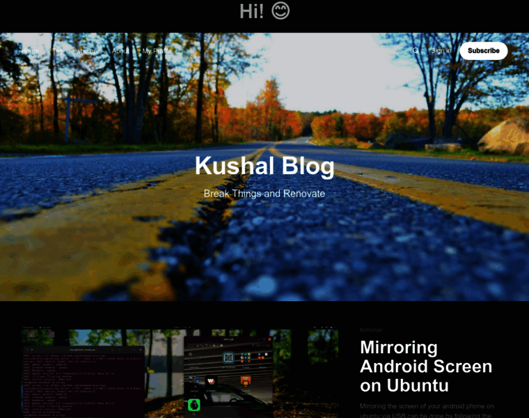 Kushal.net thumbnail