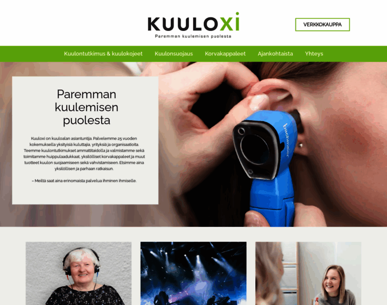 Kuuloxi.fi thumbnail