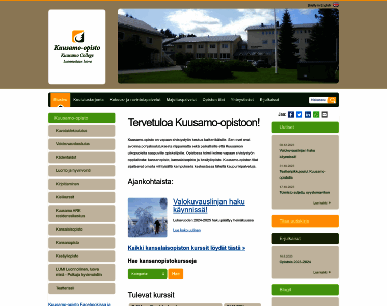 Kuusamo-opisto.fi thumbnail