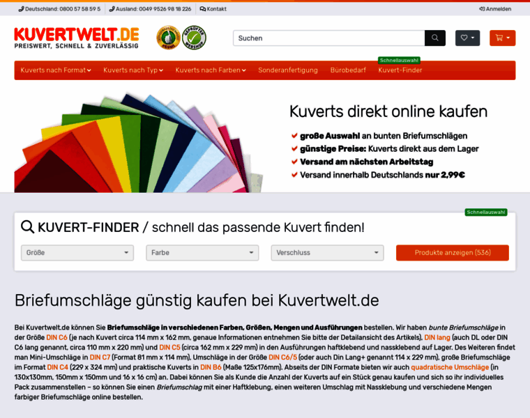Kuvertwelt.de thumbnail