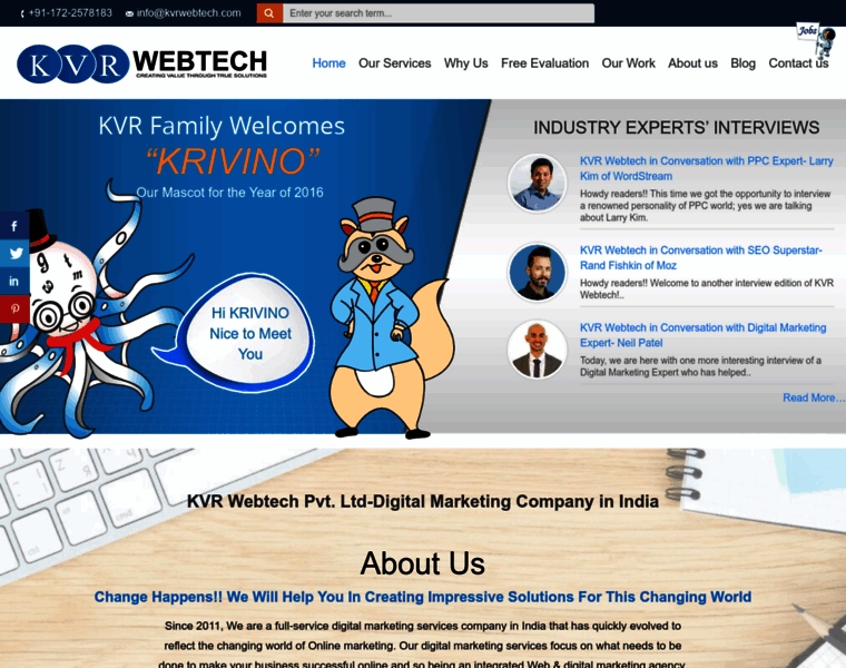 Kvrwebtech.com thumbnail