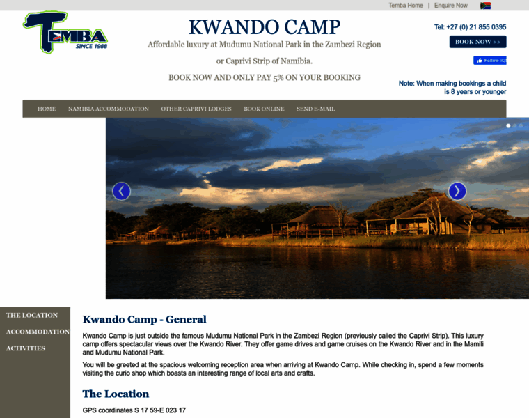 Kwandocamp.com thumbnail
