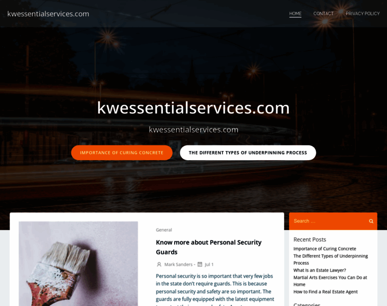 Kwessentialservices.com thumbnail