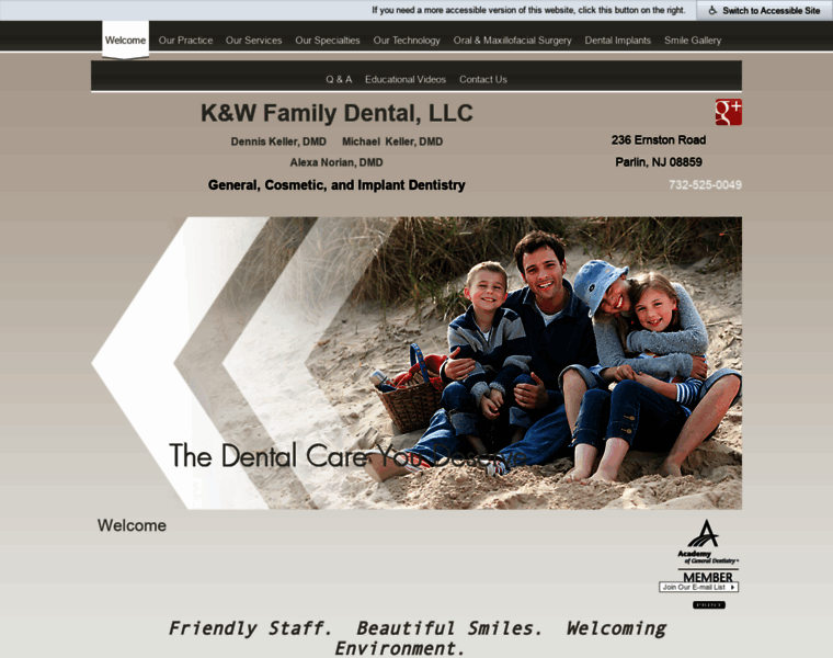 Kwfamilydental.com thumbnail