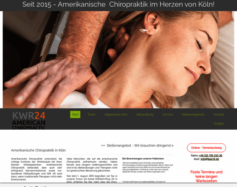 Kwr24-chiropractic.de thumbnail