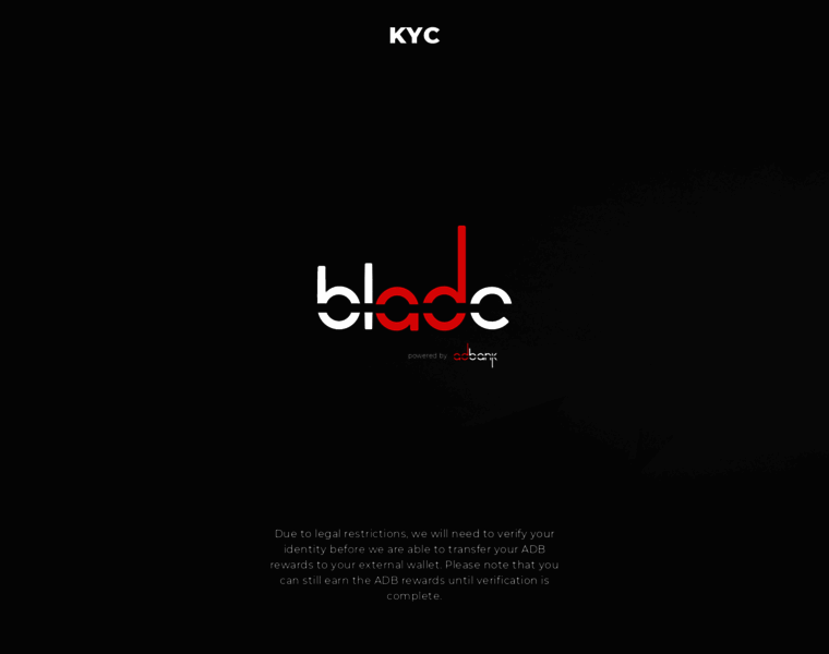 Kyc.blade.software thumbnail