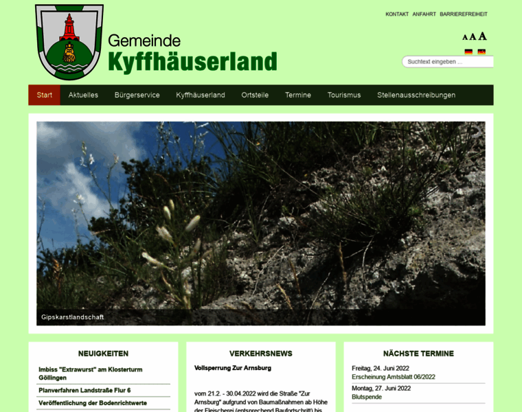 Kyffhaeuser-land.de thumbnail