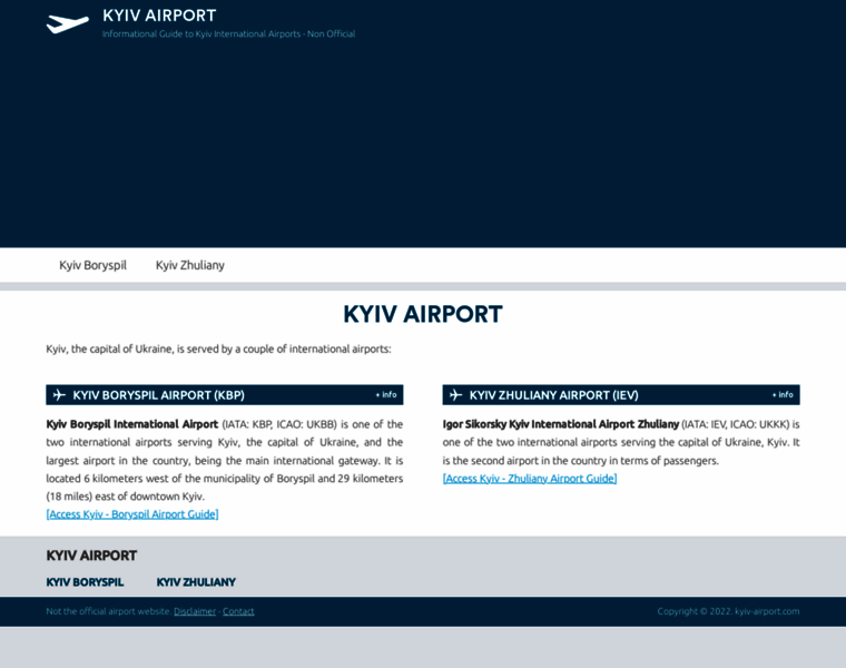 Kyiv-airport.com thumbnail