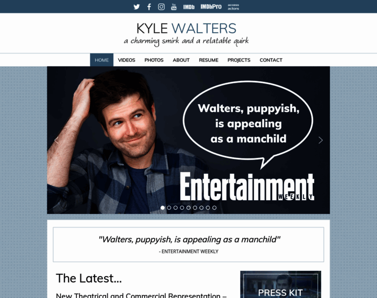Kylewalters.com thumbnail