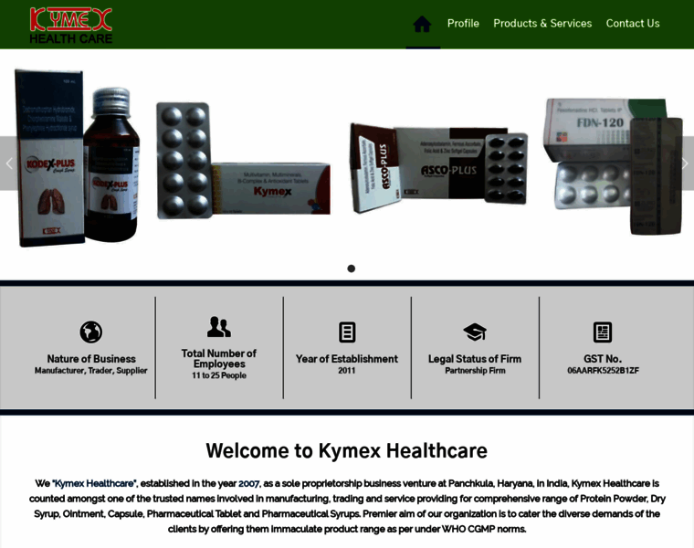 Kymexhealthcare.com thumbnail