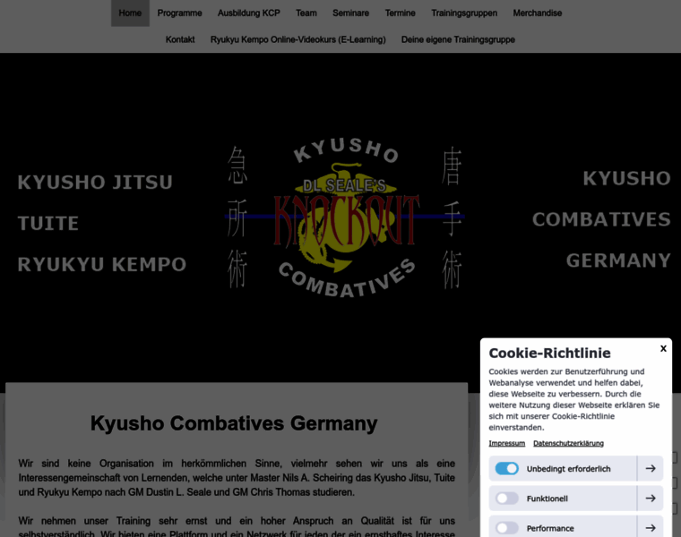 Kyusho-combatives.de thumbnail