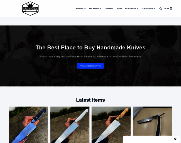 Kznknifemakers.co.za thumbnail
