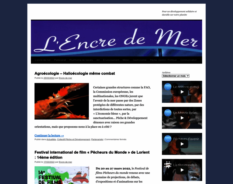 L-encre-de-mer.fr thumbnail