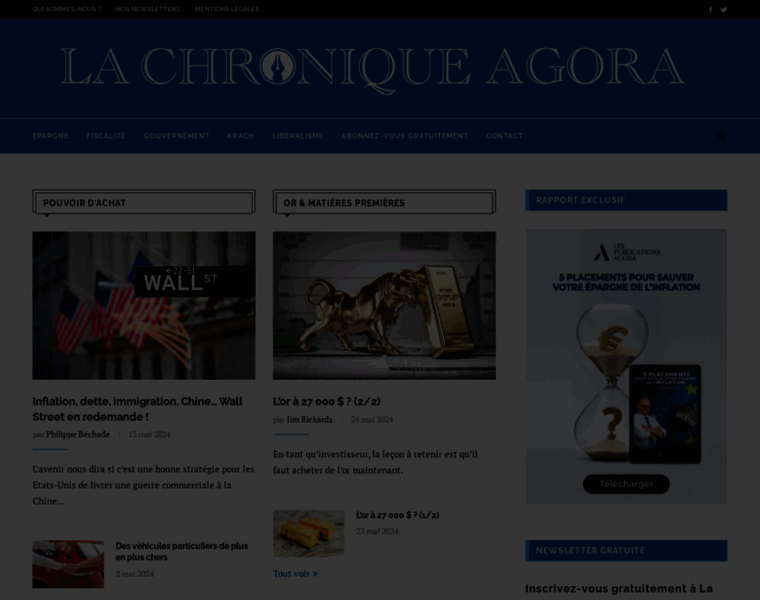 La-chronique-agora.com thumbnail