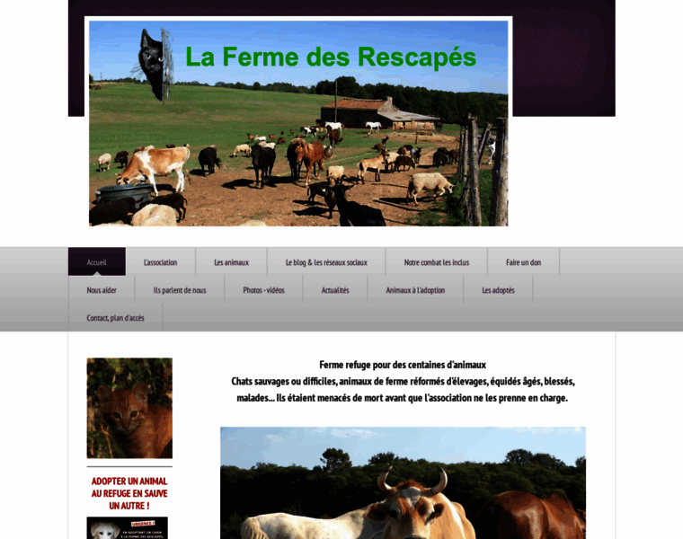 La-ferme-des-rescapes.org thumbnail