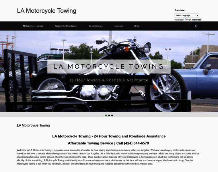 La-motorcycletowing.info thumbnail