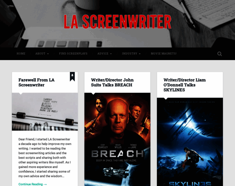 La-screenwriter.com thumbnail